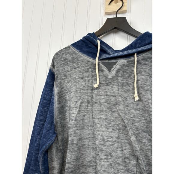 Threads‎ 4 Thought Sustainable Apparel Men Blue Hoodie Size XL Lightweight #174 - Picture 6 of 16